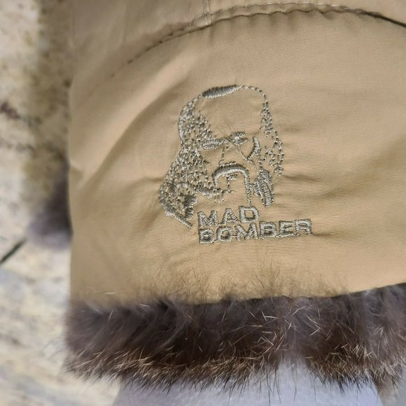 Mad Bomber Rabbit Fur Lined with Ear Flaps Size M. Read! - Picture 8 of 12